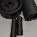 VINSGUIR Ab Roller Wheel, Abs & Core Workout Equipment for Home Gym with Knee Pad Accessories, Abdominal Wheel for Full-body Strength Training (Red And Black)