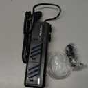 Submersible Aquarium Internal Filter 8W, Adjustable Fish Tank Filter with 200 GPH Water Pump for 10-50 Gallon Fish Tank Black