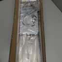 1600LM LED Modern Bathroom Vanity Light Fixtures, 360 Rotate Acrylic Chrome Vanity Lights for Bathroom, Modern Wall Lighting Fixtures Over Mirror Kitchen Living Room (Natural White Light 5000K) (4-Light, 27-Inch, 5000K, Chrome (No Assembly Required))