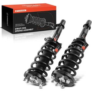 2 x A-Premium Front Complete Struts Compatible with Acura TSX 2009-2012 - 2x Replacement Suspension Shock Absorber with Coil Spring Assembly