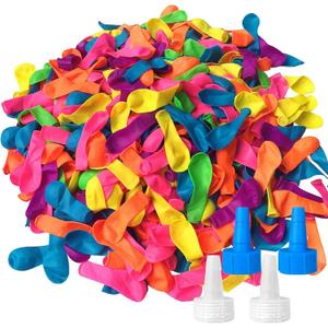 2000 Pack Water Balloons with Refill Kits, Latex Water Bomb Balloons Fight Games - Summer Fun for Adults