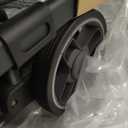 UPPAbaby Minu Duo Side-by-Side Double Stroller - Lightweight + Compact Design for Travel - Easy Fold- from Birth to Toddler - Independent Recline -James (Black/Carbon Frame/Black Leather)