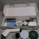 Leebein Electric Spin Scrubber, Cordless Cleaning Brush with 8 Replaceable Brush Heads, Tub and Floor Tile 360 Power Scrubber Dual Speed with Adjustable & Detachable Handle for Bathroom Kitchen Car (White)