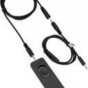 Kiwifotos RR-100 Camera Remote Shutter Release Cord for Fuji Fujifilm X-T30 II X-T30 XT30 X-T20 XT20 X-T5 XT5 X-T4 XT4 X-T3 X-T2 X100VI X100V X100F X-E3 X-E2S X-PRO3 GFX100SII GFX 100S X-A5 & More