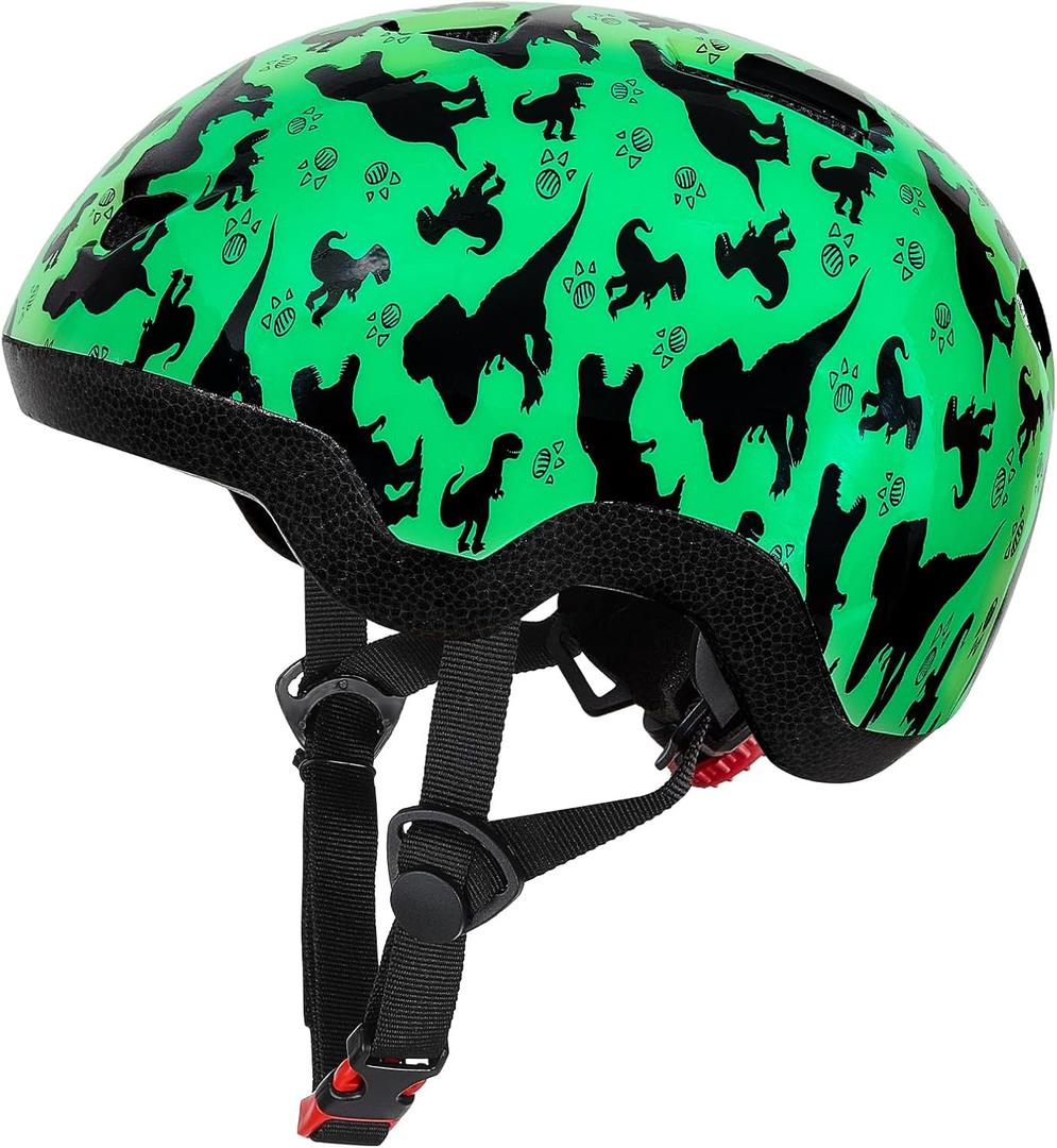 Toddler Helmet, Baby Infant Kids Bike Helmet for Kids Age 1-3/2-4/3-5/5-8 Adjustable Toddler Bike Helmets for Boys Girls for Scooter Skateboard Cycling, Size: Small for Infant/Toddler 1-3 (16.9"-19.7")(Green)