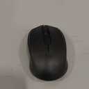 Rii Wireless Noiseless Mouse,2.4G Portable Computer Mice for PC, Laptop, Windows,Office Included Wireless USB dongle (Silent(Black)-New)