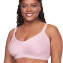 Warner's Women's Easy Does It Underarm-smoothing With Seamless Stretch Wireless Lightly Lined Comfort Bra (Medium, Lilac)