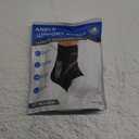 Slim-Fit Ankle Brace for Sprained Ankle, Quick Lace Up Ankle Support for Women Men With 2 Auto-Shaped Pads, Air Fabric Cool Ankle Stabilizer for Injury Recover, Running,Sports, S(11-12)