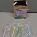 U Shaped Kids Toothbrush 4 Pack, U-Type Whole Mouth Toothbrush for Kids (Age 2-6)