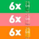 bubly Sparkling Water, Tropical Thrill 3 Flavor Variety Pack (Lime, Grapefruit, Mango), Zero Sugar & Zero Calories, Seltzer Water, 12 Fl oz Cans (Pack of 18) (EXP 12/14/26)