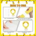 2.62 FT VBS Light Bulb Photo Booth Prop Illumination Themed Cardboard Cutout Jesus Christian Birthday Backdrop for Vacation Bible School Classroom Religious Light Bulb Classroom Photography Decor