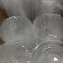 FOCUSLINE 200 PACK 12oz Clear Plastic Cups, Disposable Cold Drinking Cups, 12 Ounce Clear Cups with Flat Lids with Holes for Smoothie, Milkshake, Bubble Tea, Parfait