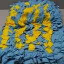 Snuffle Mat for Large Dogs, Slow Feeder Foraging Dog Toy for Stress Relief & Smell Training, Interactive Enrichment to Keep Dogs Busy, for Puppy/Medium/Large Breed, 24x20 Inches