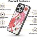 Compatible for iPhone 14 Pro Case Cute Aesthetic - Durable Shockproof 6.6 ft Drop Impact Phone Case Cover with Funny Fashion Tiger 6.1" Black