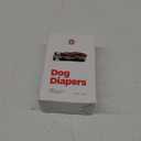 Pet Parents Washable Dog Diapers (3pack) + Extendrs of Durable Doggie Diapers, Premium Dog Diapers Female (Small, Natural)