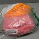 2PCS Plush Toy Pillow, Reversible Carrot Strawberry Bunny Plush with Zipper, Easter Bunny Stuffed Animal Cute Rabbit Plushie Birthday Gift for Boys Girls Kids (2pcs 7" Strawberry&Carrot)
