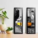 LaVie Home 8x24 Picture Frame Black, Panoramic Picture Frame for Wall Decoration, Classic Black Minimalist Style Suitable for Decorating Houses, Offices, Hotels1 Pack