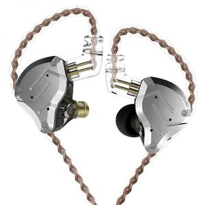 KZ ZS10 Pro Gold Earphones 4BA+1DD Hybrid 10 drivers HIFI Bass Earbuds In Ear Monitor Headphones Noise Cancelling Metal Headset