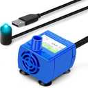 Cat Water Fountain Pump, Pet Water Fountain Pump Replacement Pump DRDC160 Motor for for Round, Cubic, Flower Cap Cat Fountain