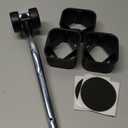 Heavy Duty Furniture Movers with 5 Wheels & Parking Function  Carbon Steel Panel Furniture Dolly Set with Lifter, 360 Rotating Casters for Easy Moving, Max Load 2200 LBS