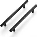 Ravinte 18 Pack 8-13/16 Inch Cabinet Handles Matte Black Stainless Steel Kitchen Drawer Pulls Cabinet Pulls 8-13/16"Length,6-1/4" Hole Center