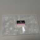 UNA GELLA Medium Stiletto Nails Tips,504Pcs Press-on Nails Stiletto Clear Gel Nail Tips, Full Cover Pre-Etched Fake Acrylic Nails, Sturdy for Nail Extensions Home Art Salon 12 Sizes