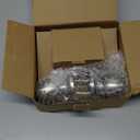 BESTTEN Keyed Same Exterior Door Knob and Single Cylinder Deadbolt Combo Set, Keyed Alike Entry Door Knobs with Lock and Keys for Entrance and Front Door, Satin Nickel