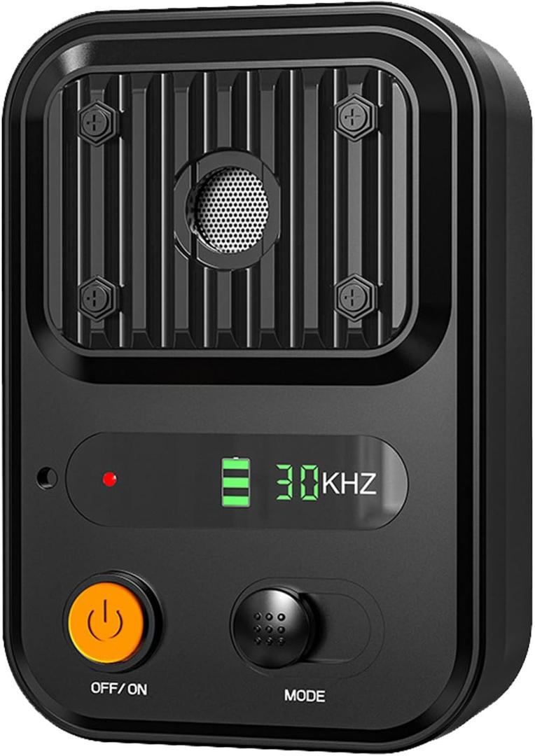 Anti Barking Device for Dogs, 3 Modes Bark Deterrent Devices, Rechargeable Ultrasonic Dog Barking Silencer with 33 Feet Effective Range for Most Dogs (Black)