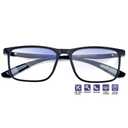 Distance Nearsighted Glasses For Men, Women Near Sighted Vision Driving Farsighted Eyeglasses, Men's Nearsight Myopia See Far Sight Computer Eye Glass, Cheaters Anti Blue Light Blocking TR90 Frame - 0.75