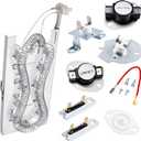 Upgraded MEDB765FW0 MEDB855DC4 MEDX700XW0 Dryer Heating Element for Maytag Epic z Bravos MED9800TQ0 MEDB835DW4 MEDX500XW0 MED9700SQ0 MED3500FW1 MEDX700XL0 MEDX500XL0 MEDC700VW0 MEDZ400TQ2 by TOMOON
