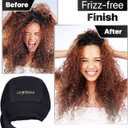 3 x Hooded Hair Dryer Attachment with Dual Turbo Airflow & Soft Headband  Speeds Up Drying for Curly Hair, Reduces Heat on Ears & Neck  Large Hair Dryer Bonnet for Deep Conditioning at Home