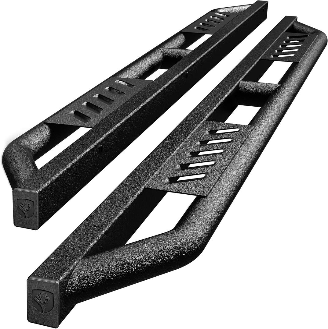 Tyger Auto Trax Side Steps Compatible with 2015-2026 Chevy Colorado GMC Canyon | Crew Cab | TG-TX7C29828 | Textured Black Rail Running Board