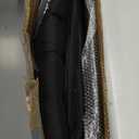 Sweetcrispy Zero Gravity Chair, Reclining Camping Lounge Chair for Indoor, Reclining Patio Chairs with Cup Holder Trays and Removable Cushion, Folding Recliner for Outdoor, Black