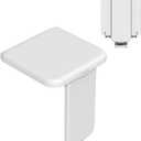 Wall Mounted Folding Shower Seat, White