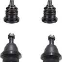 Front Upper Lower Ball Joint Kit K80811 K80827 for Toyota Tacoma 2005 2006 2007 2008 2009 2010 2011 2012 2013 2014 2015 2016 2017 2018, Upper Ball Joints + Lower Ball Joint, Suspension ball Joint