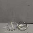 2 Pack 40 Oz Tumbler Flip Straw Lid Replacement fit for HydroJug (Only), Spill Proof Splash Resistant Tumbler Lids, Reusable Leak Proof Tumbler Cover for Cup Accessories (Cream)