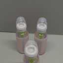 Dr. Brown's AntiColic Options+ Narrow Glass Baby Bottles 8 oz/250 mL, with Level 1 Slow Flow Nipple, 3 Pack 0m+ with Pink 100% Silicone Sleeves, BPAFree