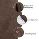 Baby Play Mat for Floor,1.3" Thick Memory foam Tummy Time Mat for Toddlers,Infants,kids,Water-Repellent Soft Nursery Rug ,71"×79" Extra Large Non Slip for Crawling&Yoga,Tatami Style for Living Room(Dark Brown)