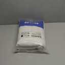 MIULEE Non-See-Through Privacy Linen Curtains 2 Panels, Light Filtering Window Curtains Farmhouse Textured Back Tab Semi Sheer Drapes for Bedroom Living Room, 52 x 90 Inches Long, Natural White