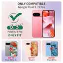 TURYXIA for Google Pixel 9 Case and Pixel 9 Pro Case Glitter, for Pixel 9/9 Pro Case Pink for Women Girls Girly Cute Ribbon Sparkly Bling Soft Phone Case, Pink Ribbon