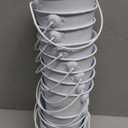 3.1" Galvanized Mini Tin Buckets  12Pcs White Metal Buckets with Handle, Ideal for Party Favors, Bridal Shower and Craft Projects (White, 3.1")