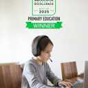 Belkin SoundForm Inspire Wired Over-Ear Headset for Kids, Online Learning & Travel w/Built-in Boom Mic, 85dB Safe Volume Limit - USB-C & 3.5mm - Compatible w/iPhone, iPad, Galaxy & More - Black