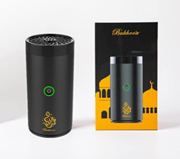Luxury Arab Rechargeable Electric Car Incense Burner Bakhoor Mini USB Type-C Power Charge Car Insence Bukhoor Burner Holder Home Decor,B80 Black