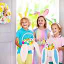 Alaeseje 24 Pack Easter Plastic Fillable Containers,Clear Carrot Bunny Chick Shaped Treat Containers,Colorful Diamond Eggs for Easter Hunt Party,Basket Stuffers Filler