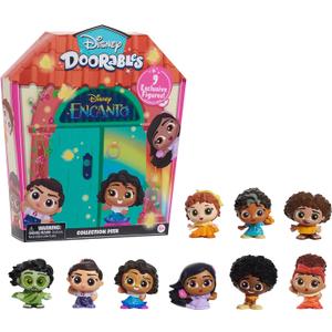 Disney Doorables Encanto Collection Peek, 9 Collectible Figurines in a Casa Madrigal-Themed Box, Kids Toys for Ages 5 Up by Just Play