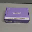 Android 14.0 TV Box 2025, LEFFOT H313 4K Ultra HD Streaming Device for TV, 2GB RAM + 16GB ROM, Smart TV Box with Google Assistant Voice Remote, HDR 10, 2.4G & 5G WiFi 6, Allwinner Quad-Core A53