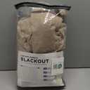 INOVADAY 100% Blackout Curtains for Bedroom, Black Out Curtains 108 Inch Long, Clip Rings Linen Blackout Drapes, Thermal Insulated Room Darkening for Living Room, 2 Panels - Oatmeal,W50xL108