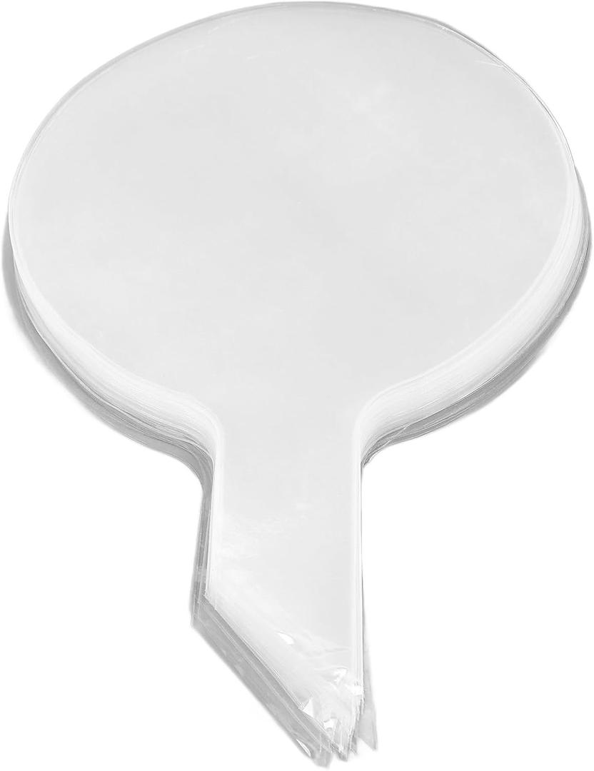 EVGATSAUTO 50PCS Bobo Balloons, 18 Inch Transparent PVC Clear Bobo Balls for Wedding Decoration, with Simple Stylish Design for Engagements and Proposals