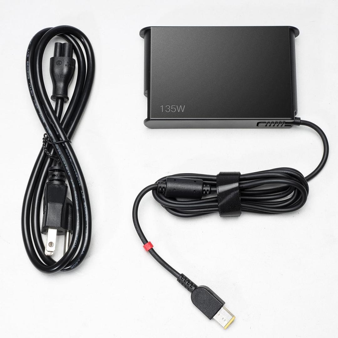 135W Laptop Charger for Lenovo Thinkpad, AC Adapter Compatible with ThinkPad X1 Extreme/P1/Legion Y530/Y700/Ideapad 720/Yoga Slim 7, 20V 6.75A Slim Tip Power Supply Cord