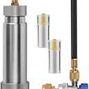 Lichamp AC Oil Injector R134A, R1234YF Refrigerant A/C Dye Injector Kit with Adjustable Coupler and Oil Checkers